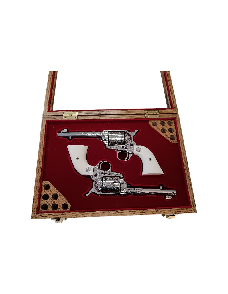 PAIRE DE COLT SAA MOD 1873 CALIBRE 45 COLT