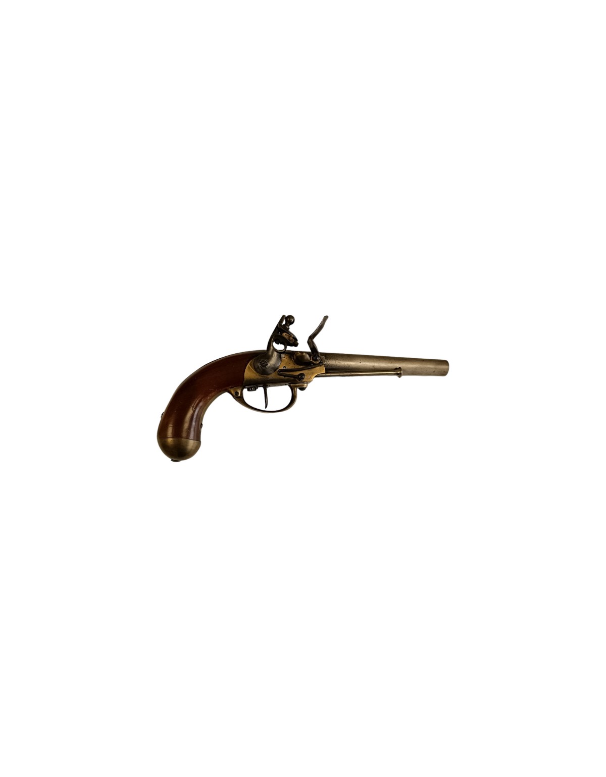 PISTOLET A SILEX REPRODUCTION MARQUE ASM MODELE 1777 DE CAVALERIE