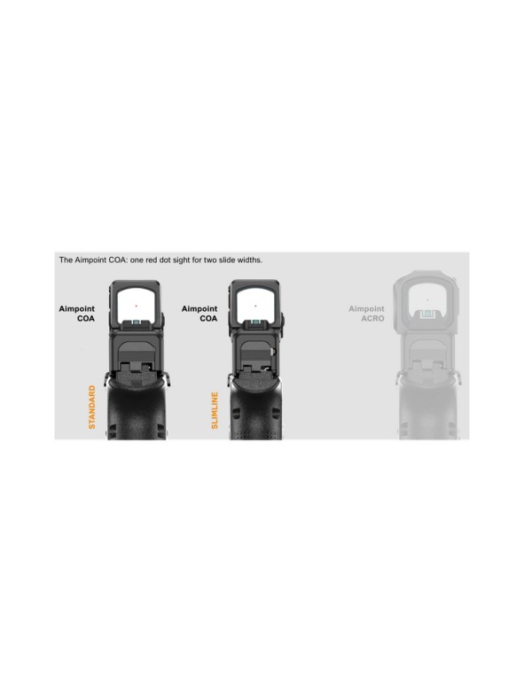 PISTOLET GLOCK 45 HUNTER EDITION A-CUT FILETE COMBO AIMPOINT COA + GTL II CALIBRE 9X19