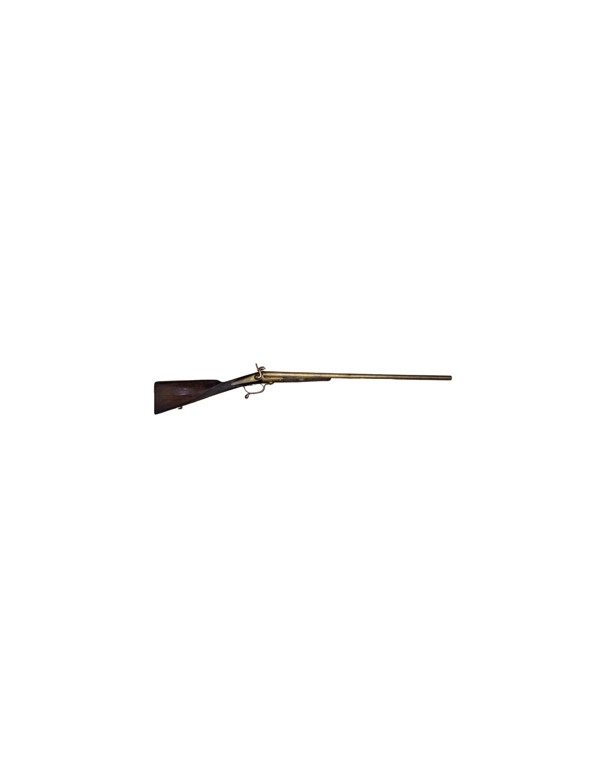 FUSIL DE CHASSE PERCUSSION A BROCHE A CLEF BERANGER CAL : 16 A BROCHE