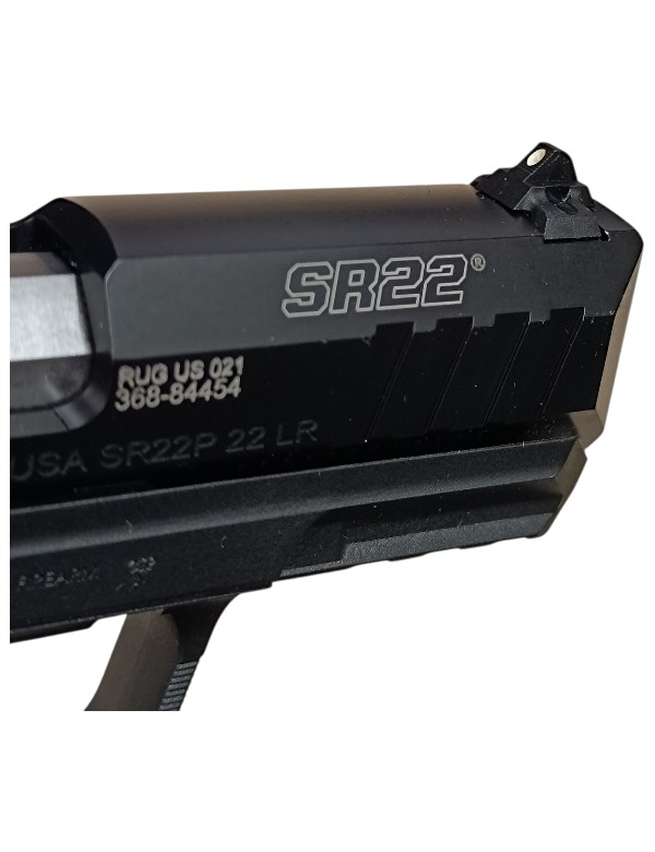 PISTOLET RUGER SR22 FILETE CALIBRE 22 LONG RIFLE OCCASION