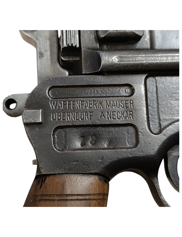 OCCASION PISTOLET MAUSER C 96 7,63 MAUSER
