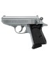 PISTOLET WALTHER PPK INOX CALIBRE 9 MM BROWNING COURT (380 ACP)