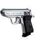 PISTOLET WALTHER PPK INOX CALIBRE 9 MM BROWNING COURT (380 ACP)