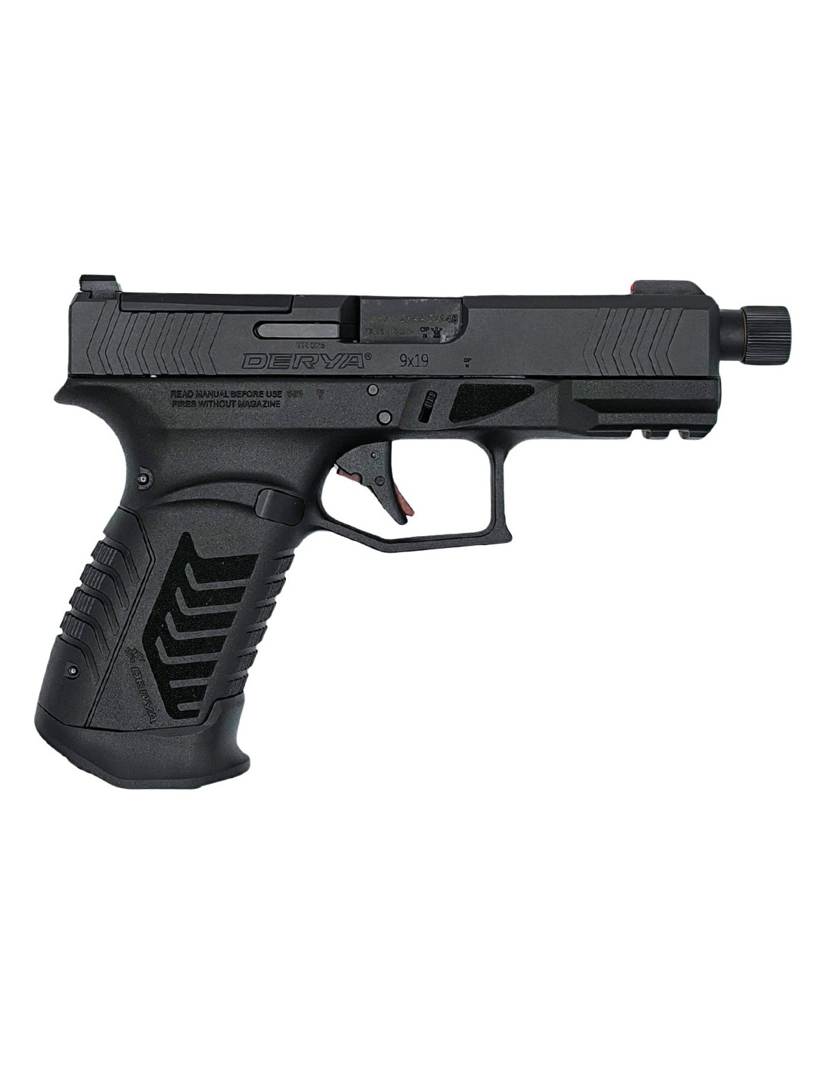 PISTOLET DERYA DY9 OR FILETE NOIR CALIBRE 9X19