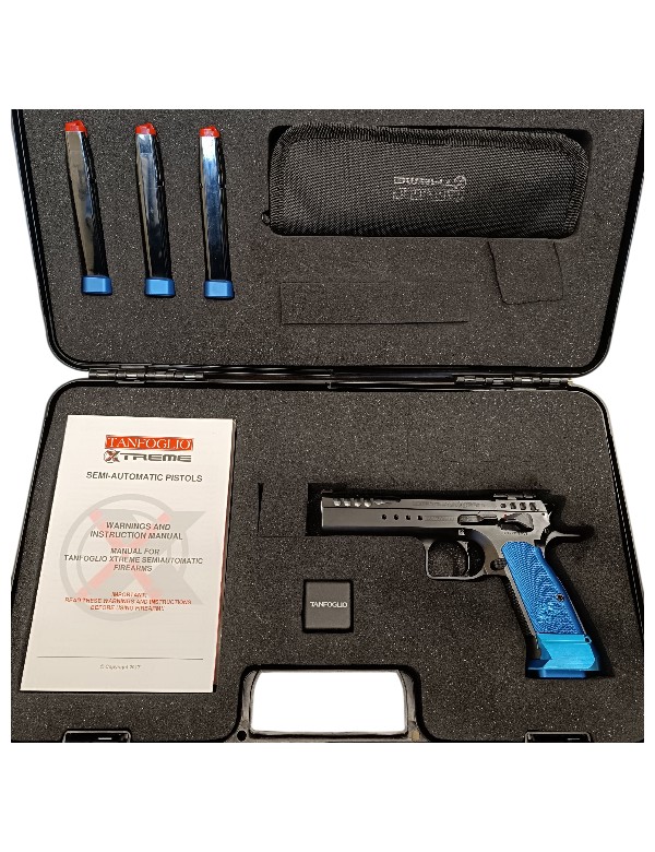 OCCASION PISTOLET TANFOGLIO LIMITED CUSTOM XTREM 9 X 19 (9MM LUGER)