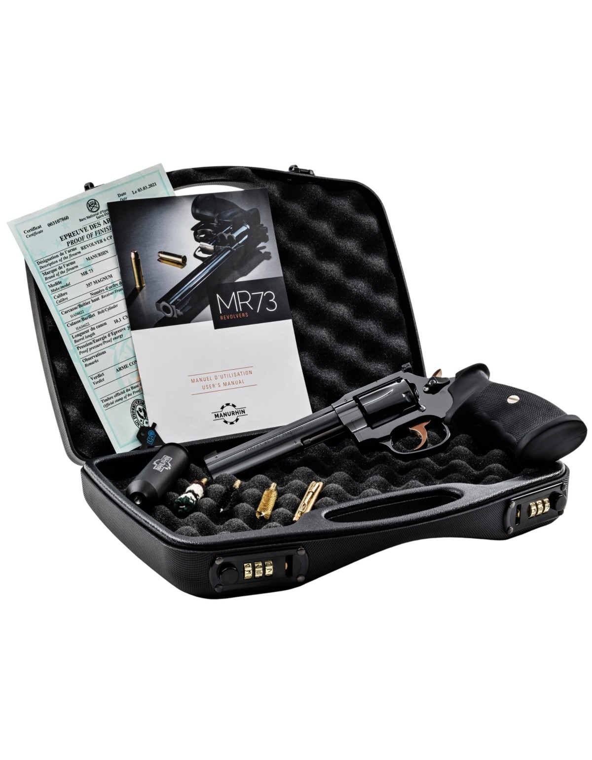 REVOLVER MANURHIN MR73 Sport 5"1/4 CAL 357 mag Polyglass