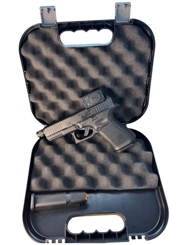 PISTOLET GLOCK 19 GEN 5 CANON FILETE + AIMPOINT ACCRO P2 OCCASION