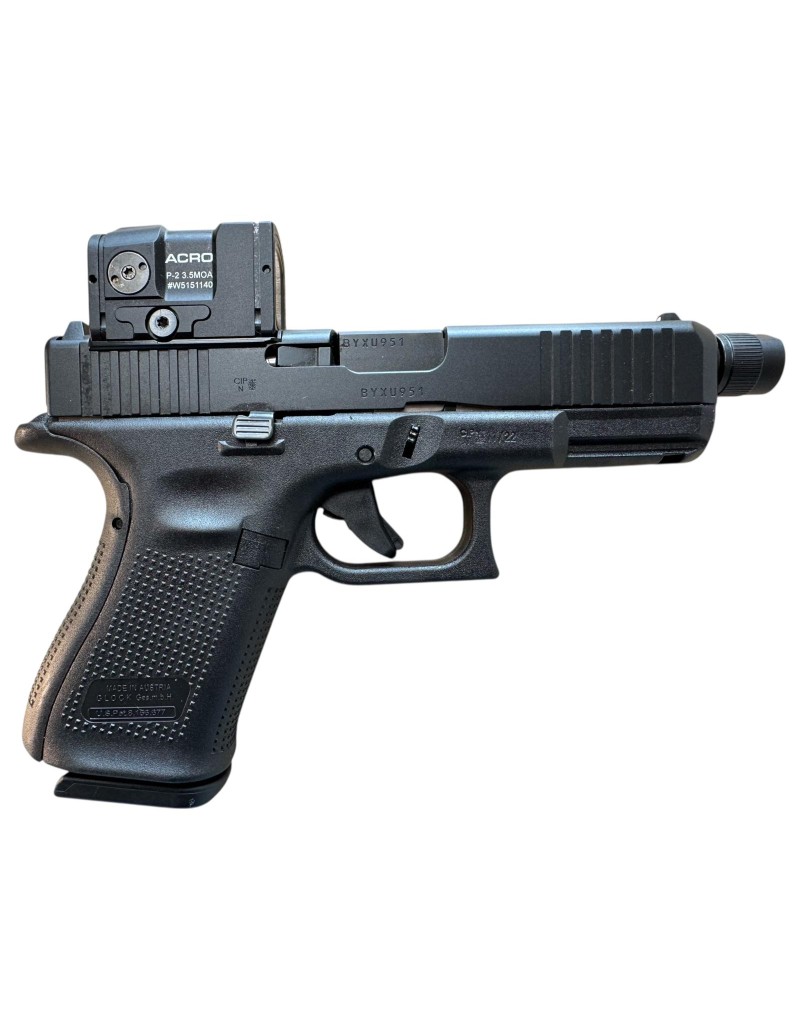 PISTOLET GLOCK 19 GEN 5 CANON FILETE + AIMPOINT ACCRO P2 OCCASION