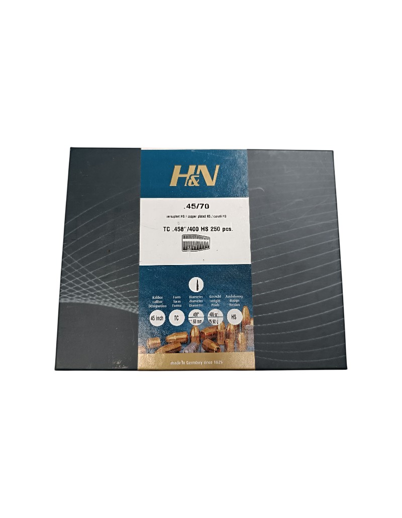 OGIVES HN TC 458/400 HIGH SPEED CAL 45-70 X 250