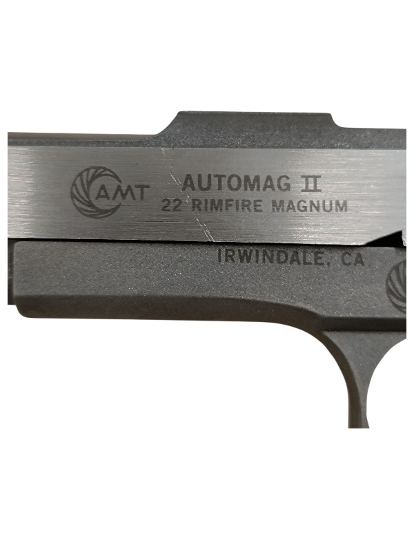 PISTOLET AMT AUTOMAG II CALIBRE 22 WIN MAG R F OCCASION