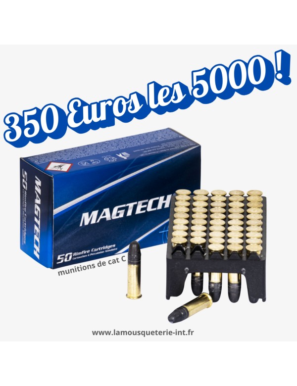 MUNITION MAGTECH 22 LR X5000