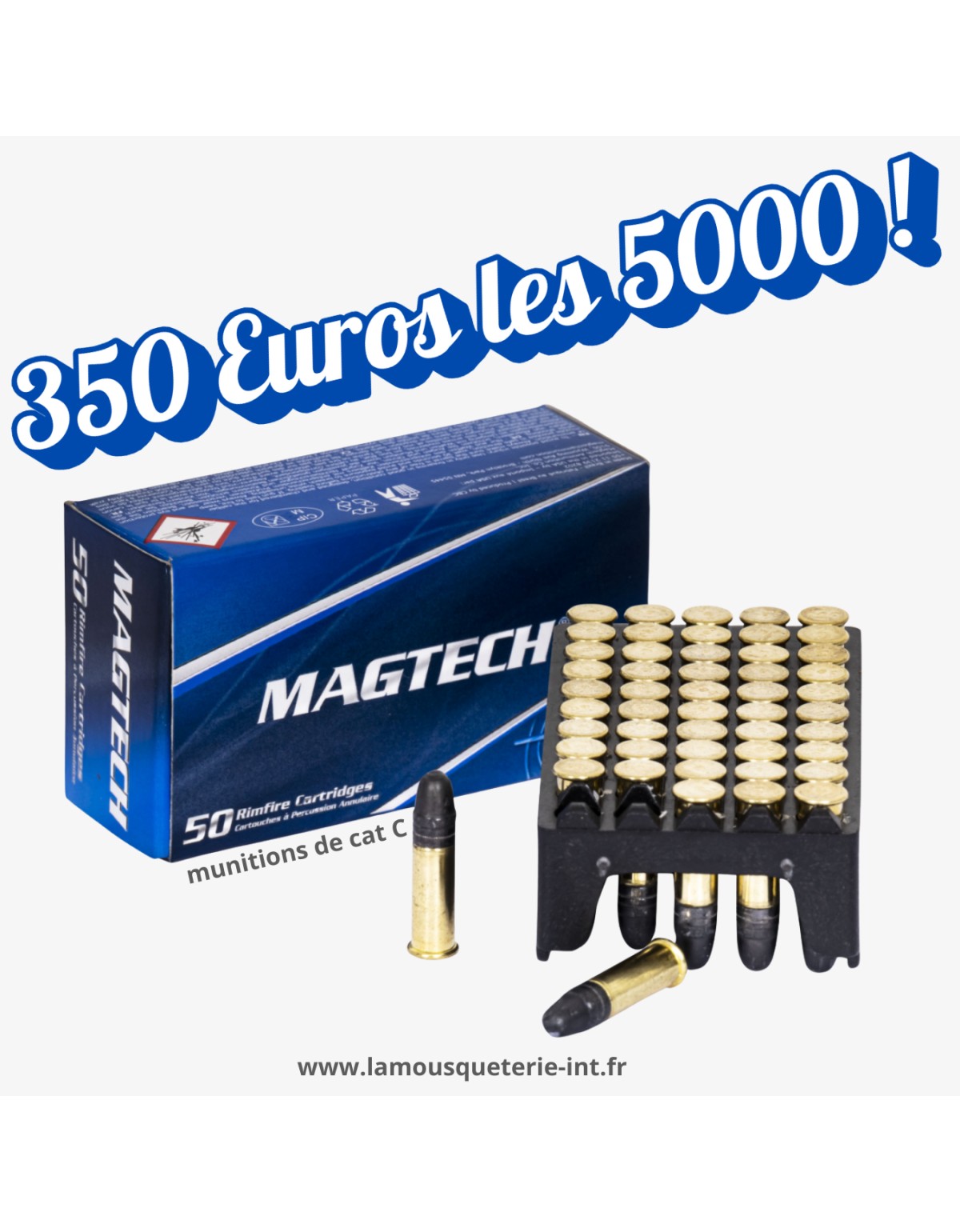 MUNITION MAGTECH 22 LR X5000