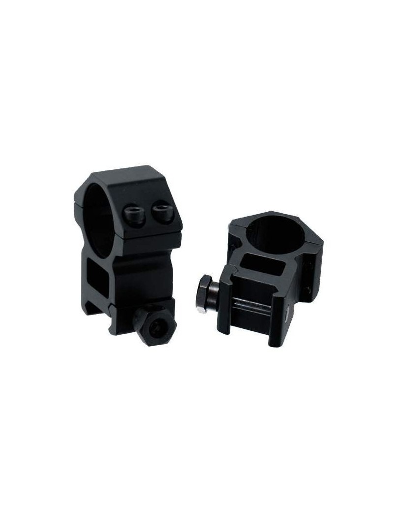 2X COLLIERS DE MONTAGE UTG DIA 25.4 RAIL 21MM PICATINNY WEAVER