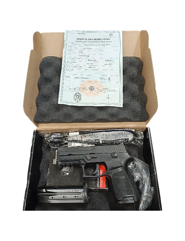 OCCASION PISTOLET SIG SAUER P250 "COMPACT" CALIBRE 9X19