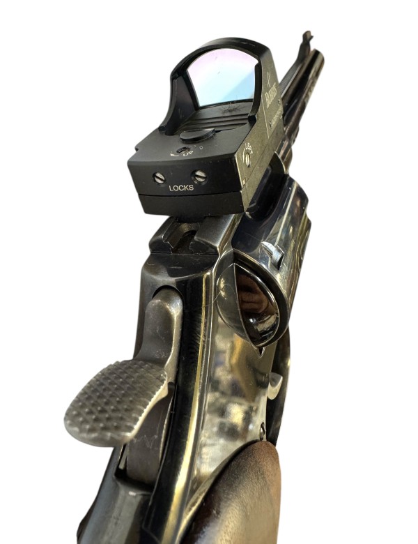 SMITH WESSON MOD 17 K22 + POINT ROUGE CAL 22 OCCASION