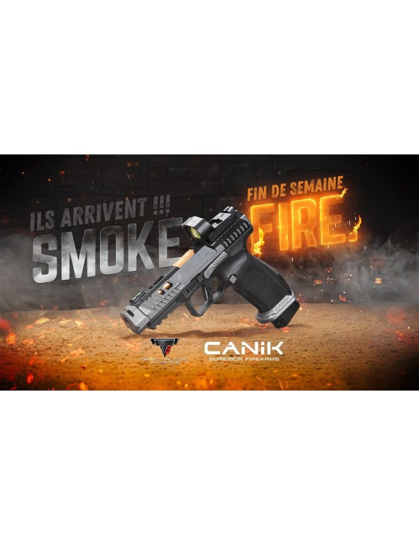 PISTOLET CANIK x TARAN TACTICAL TTI SMOKE CAL 9X19