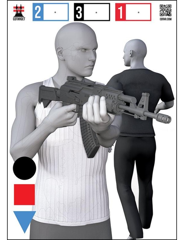 CIBLES Silhouette Twin...