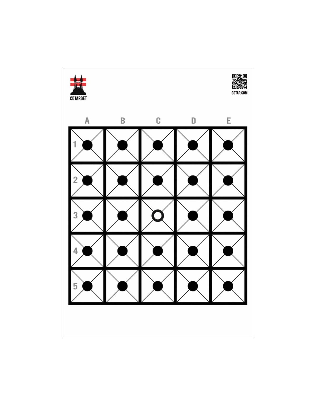 Cible CD TARGET Diagnostic One (anti-reflets) l'unité