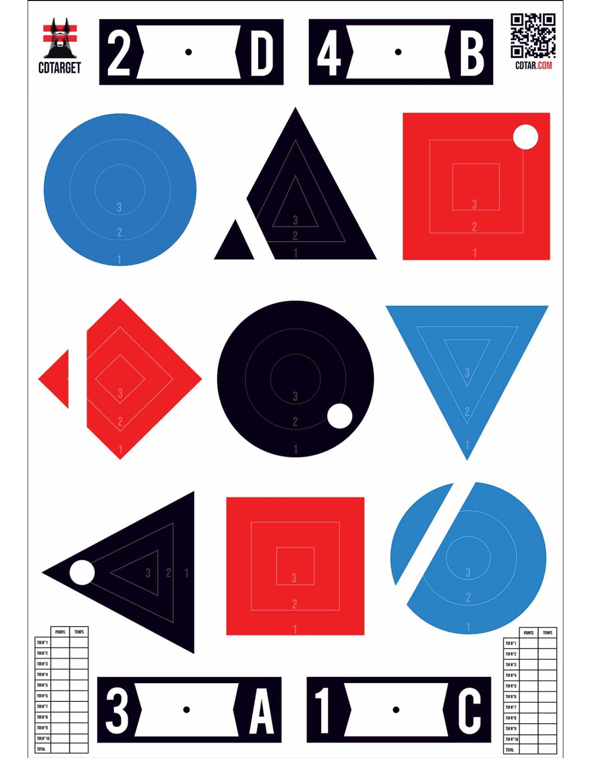 CD TARGET Adaptive speed (anti-reflets) x50