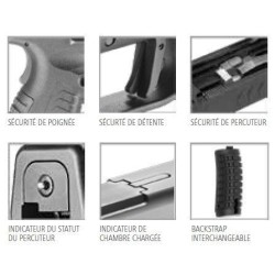 PISTOLET HS-PRODUKT MOD: SF19 4.5 CAL : 9X19 BLACK ( FAB SPRINGFIELD ARMORY )