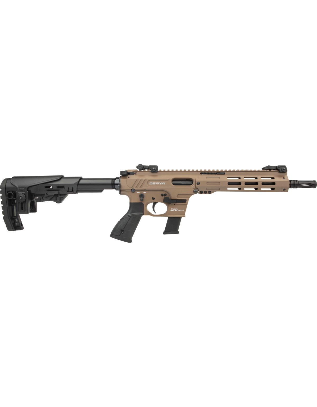 CARABINE DERYA ZY9 FDE DUAL SYSTEME CAL 9X19