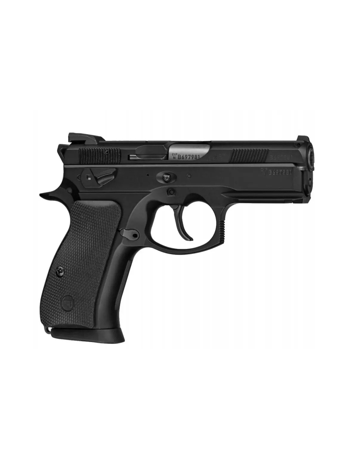 PISTOLET CZ 75 COMPACT STEEL BLACK P-01 9X19