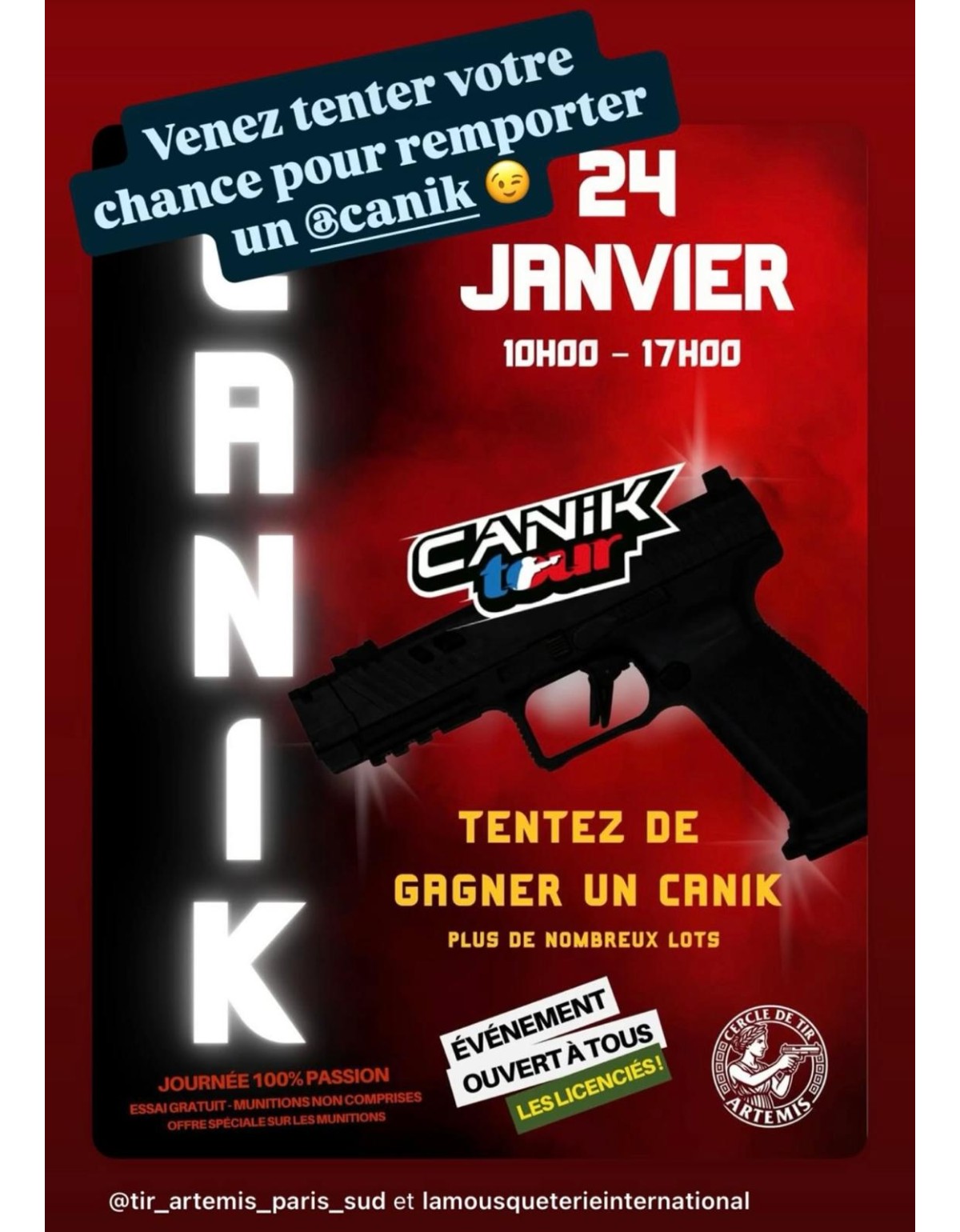 TICKET CANIK TOUR *non payant