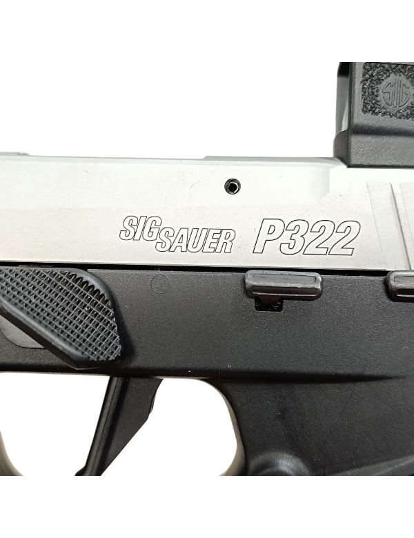 PISTOLET SIG SAUER P322 COMP BICOLOR ROMEO ZERO CALIBRE 22 LR OCCASION