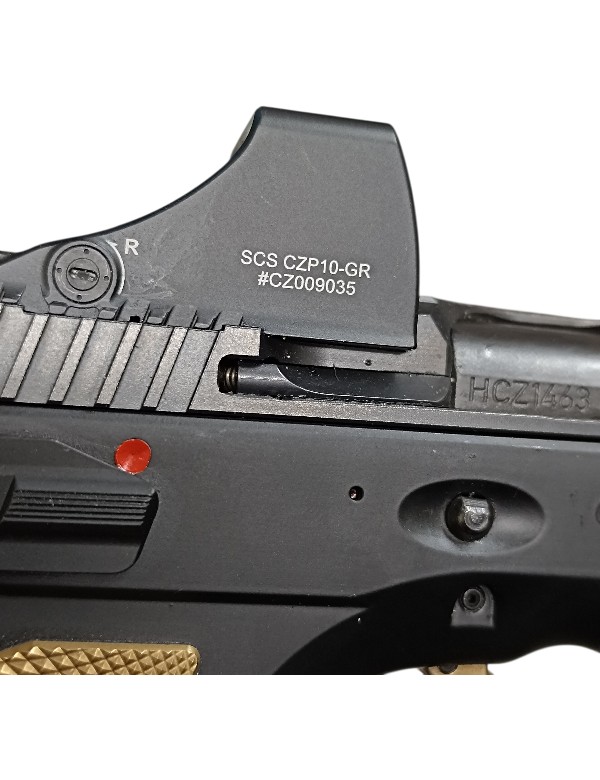 PISTOLET CZ SHADOW 2 GOLD DIGGER CALIBRE 9X19 OCCASION