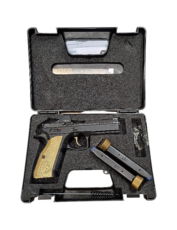 PISTOLET CZ SHADOW 2 GOLD DIGGER CALIBRE 9X19 OCCASION