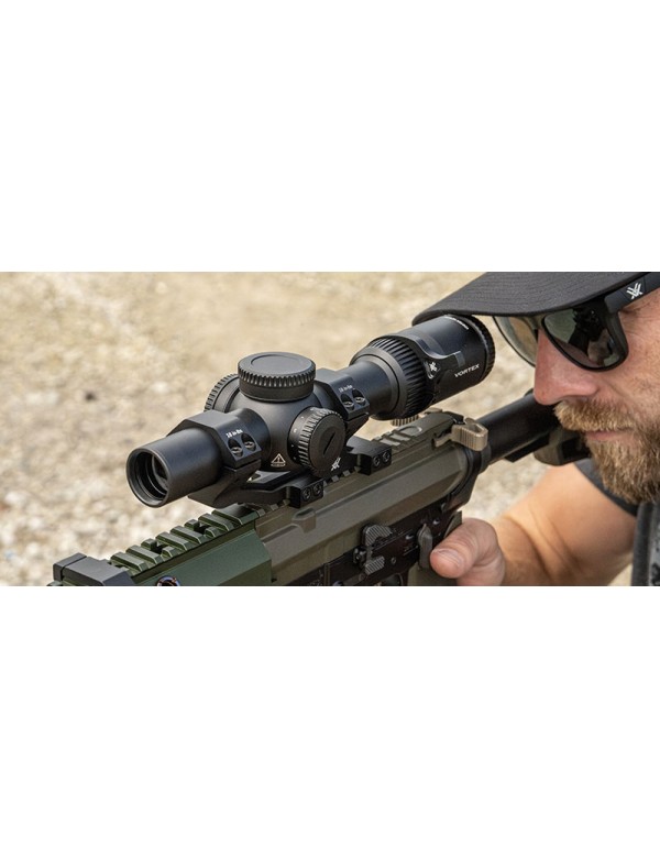 Lunette de tir VORTEX VENOM 1-6x24 SFP ret.AR-BDC3 Moa (2nd plan focal) - Montage Vortex 30mm rail 21mm