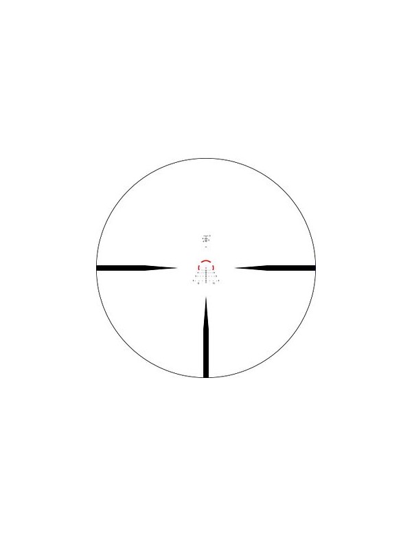 Lunette de tir VORTEX VENOM 1-6x24 SFP ret.AR-BDC3 Moa (2nd plan focal) - Montage Vortex 30mm rail 21mm