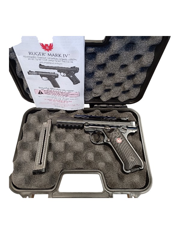 OCCASION PISTOLET RUGER MARK IV TACTICAL CALIBRE 22 LONG RIFLE