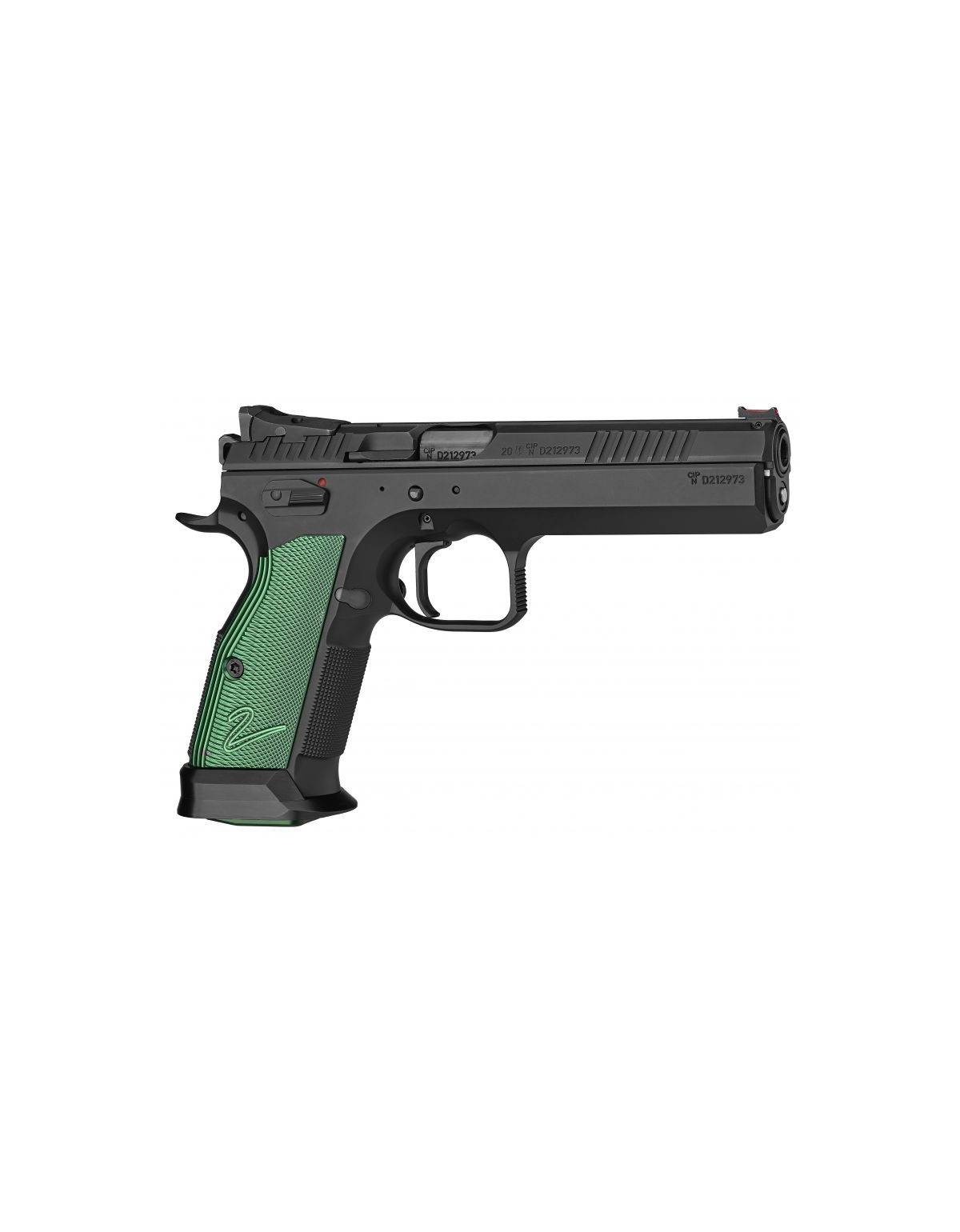 PISTOLET CZ TS2 RACING GREEN CAL : 9X19