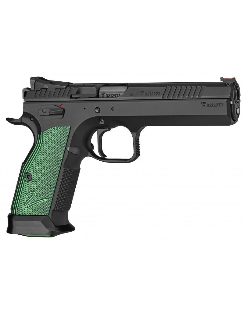 PISTOLET CZ TS2 RACING GREEN CAL : 9X19