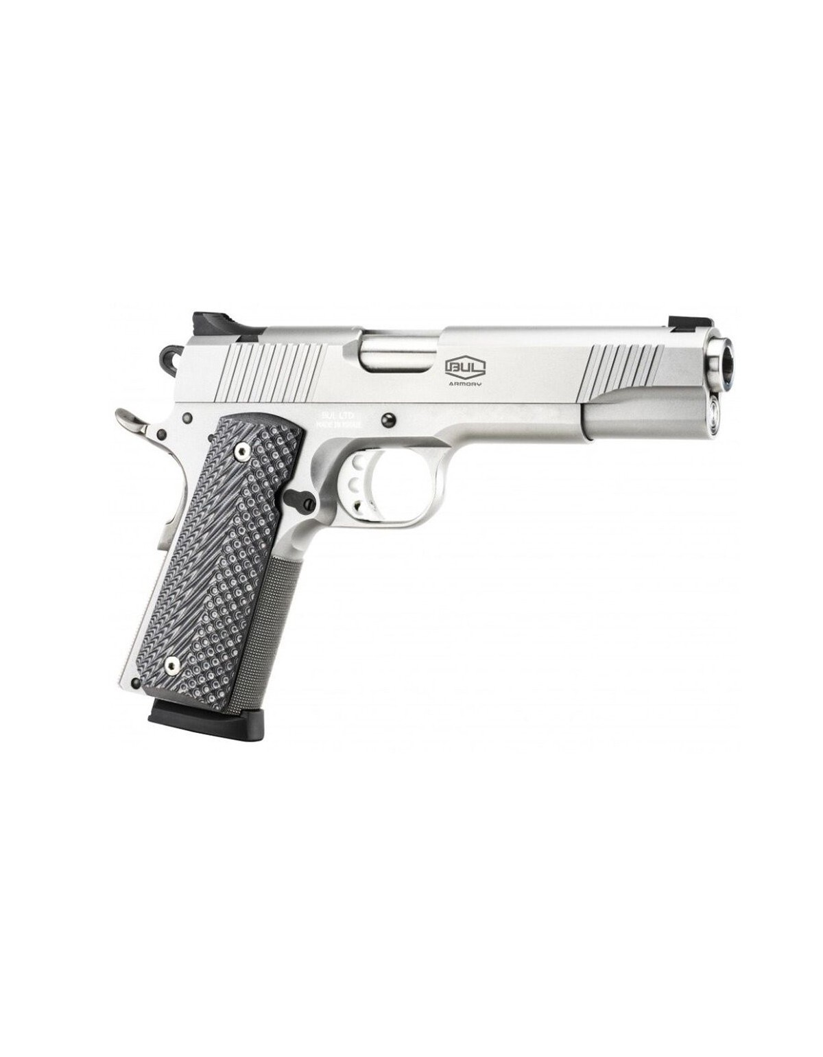 PISTOLET BUL 1911 GOVERNMENT Cal 45 acp SPECIAL TAR inox