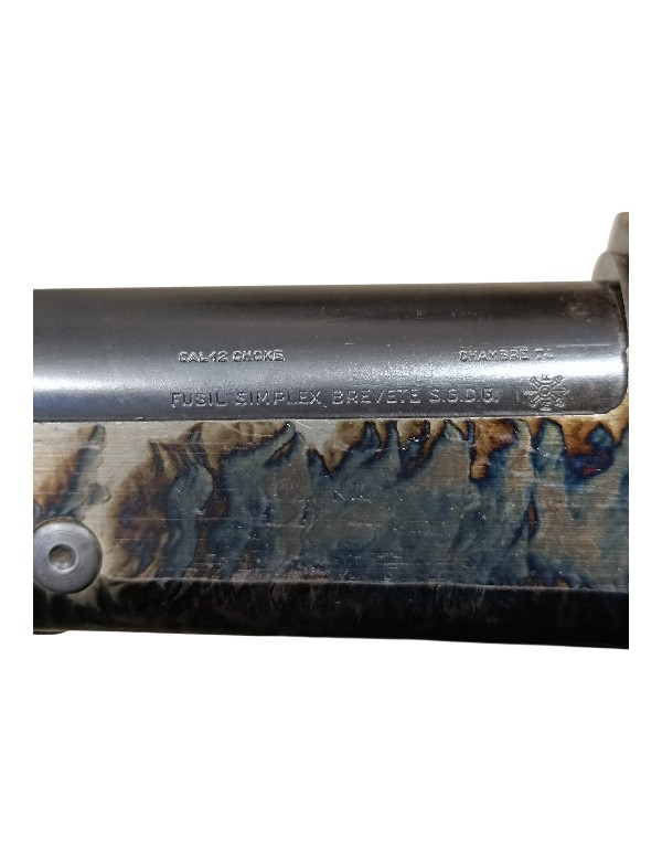 FUSIL MANUFRANCE SIMPLEX (MONOCOUP) CALIBRE 12/70 OCCASION