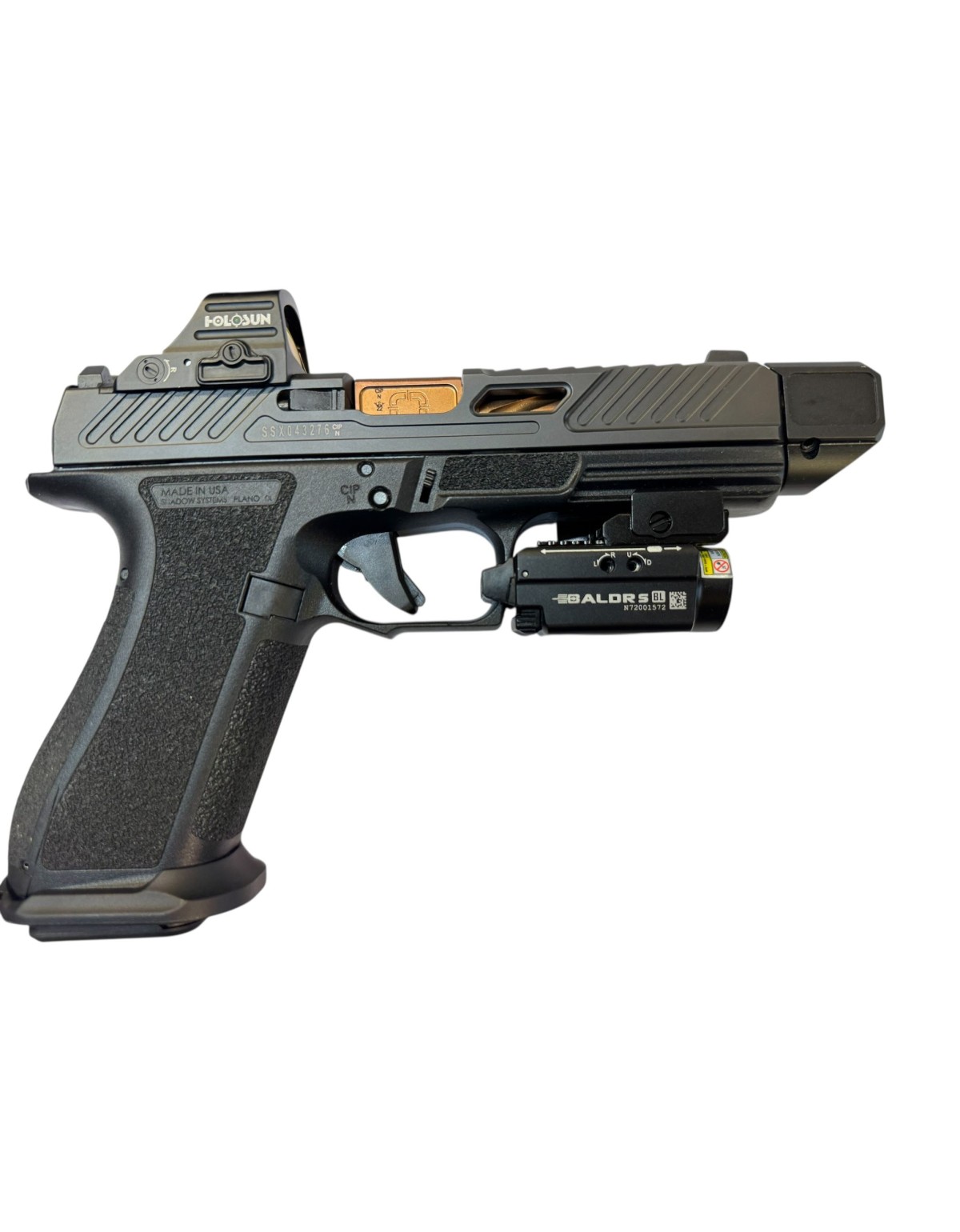 SHADOW SYSTEM DR920 9x19 + Holosun 507c x2 GR + Olight BALDRs OCCASION