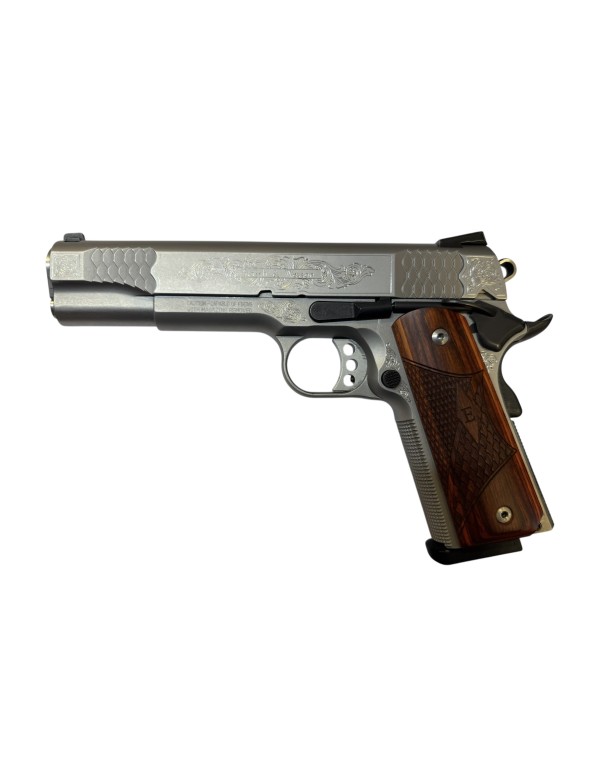 Pistolet semi Automatique SMITH & WESSON Mod. 1911 Engraved (gravé) Cal 45 ACP OCCASION