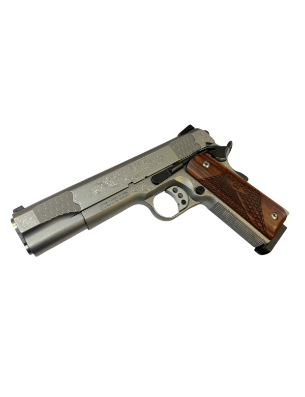 Pistolet semi Automatique SMITH & WESSON Mod. 1911 Engraved (gravé) Cal 45 ACP OCCASION