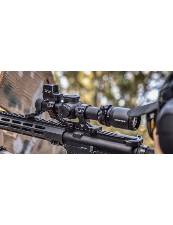 LUNETTE VORTEX VENOM 1-6X24 AR-BDC3 IL SFP MOA PACK MONTAGE + POINT ROUGE VORTEX VENOM 3MOA