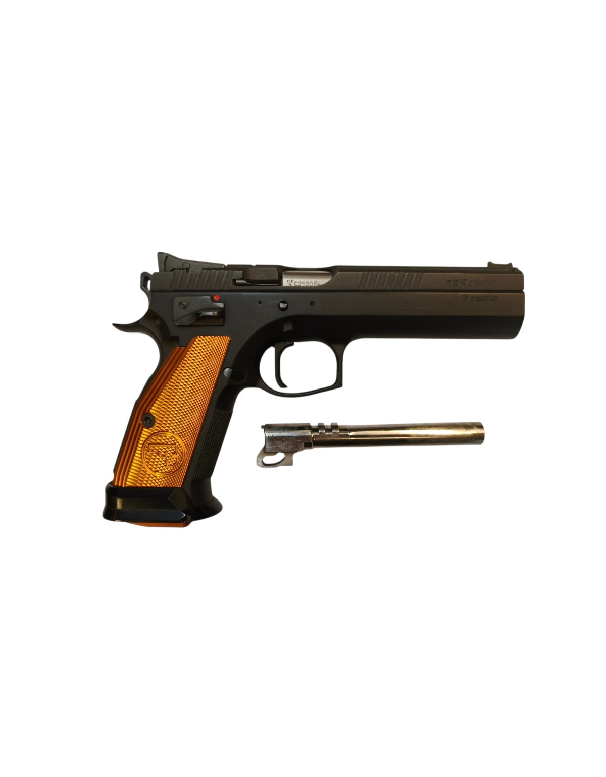PISTOLET CZ 75 TACTICAL SPORT ORANGE 40 S&W + CANON 9MM OCCASION