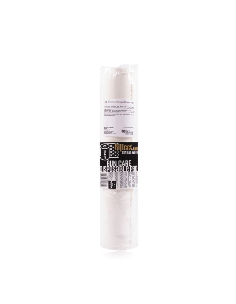 RifleCX Gun Care Disposable — Tapis jetable d'entretien (40 feuilles)
