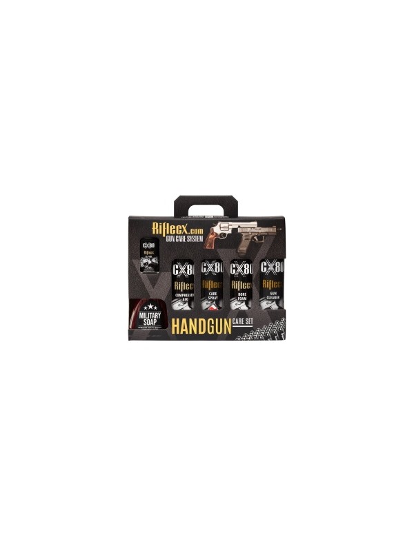 Handgun Care Set — vue d'ensemble du kit