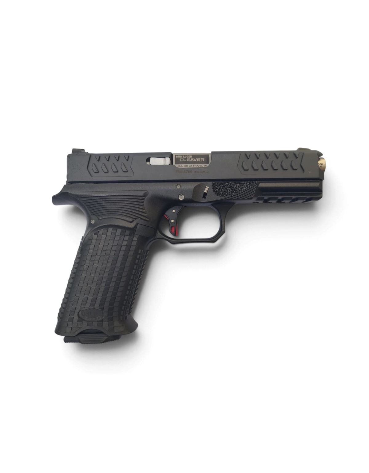 PISTOLET BUL AXE-FS FULL SIZE CLEAVER CALIBRE 9X19 NOIR PVD