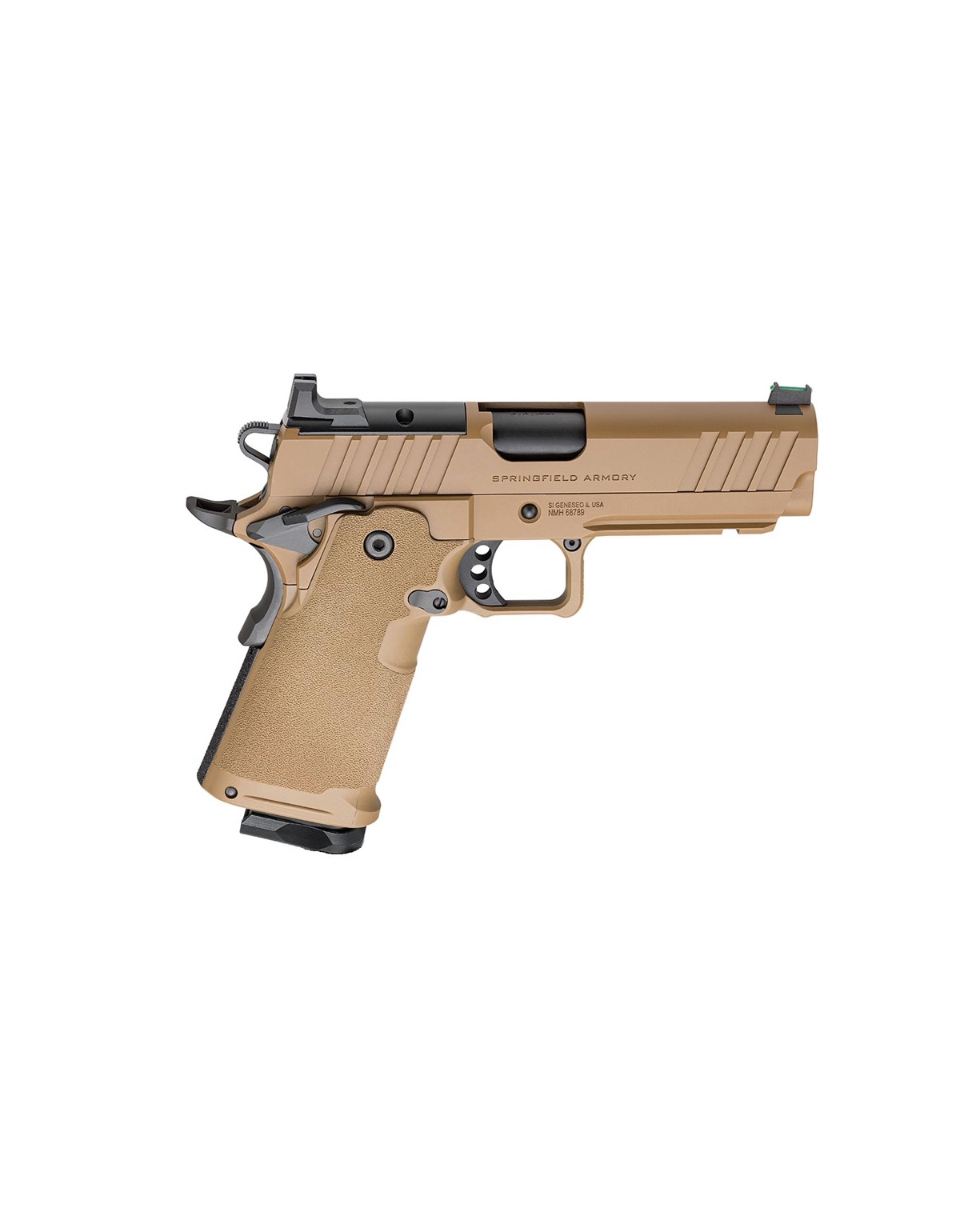 Pistolet Springfield Armory 1911 DS PRODIGY COYOTE 9X19 canon 4.25 - 1 chargeur 17 coups+1 chargeur 20