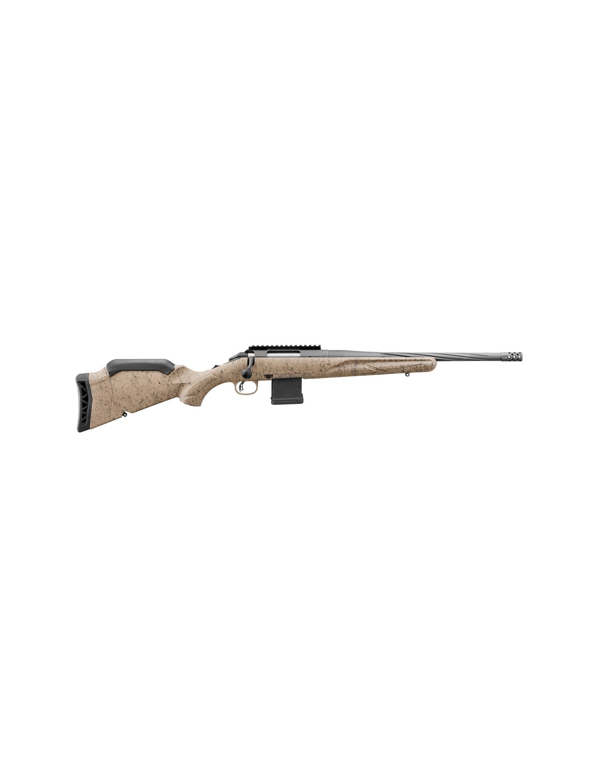 Carabine Ruger AMERICAN RIFLE GEN II RANCH 300BLK 10 coups 46CM (1C)+FREIN BOUCHE ASE