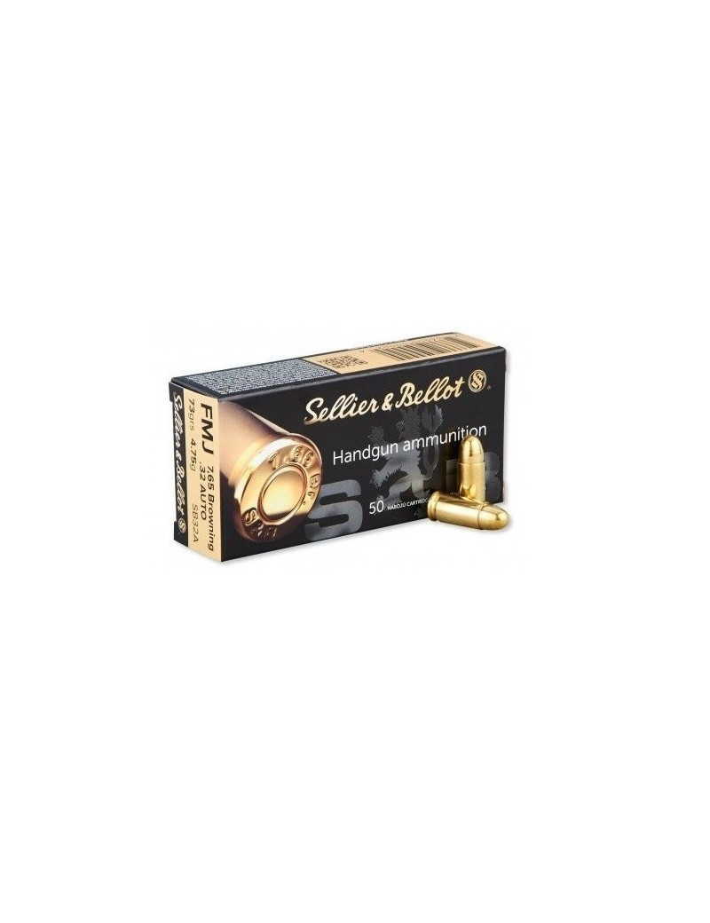 MUNITION SB 7.65BR/32ACP FMJ