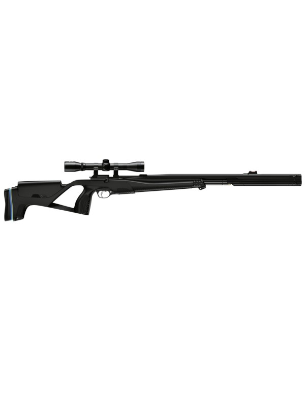 Carabine AIR Stoeger XM1 S4 COMBO 4X32 CAL4.5 19.9J à pompe et 3 chargeurs PCP41003G